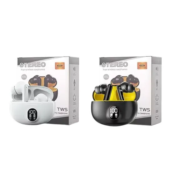 895B Stereo TWS Wireless Earbuds AirPods Style Bluetooth Earphones Touch Control Charging Case